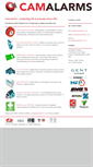 Mobile Screenshot of camalarms.co.uk